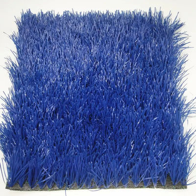 Herbe synthétique bleue pour l'herbe artificielle de colorfu de terrain de football pour le terrain de football