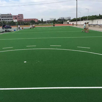 Sport en plein air vert-foncé UV d'herbe artificielle d'hockey de terrain de jeu anti