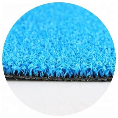 Herbe en plastique artificielle en plastique bleue du court de tennis 12mm de Padel