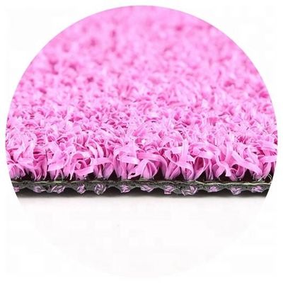 Couleur multi de gazon artificiel colorée par tennis du PE 12mm Padel