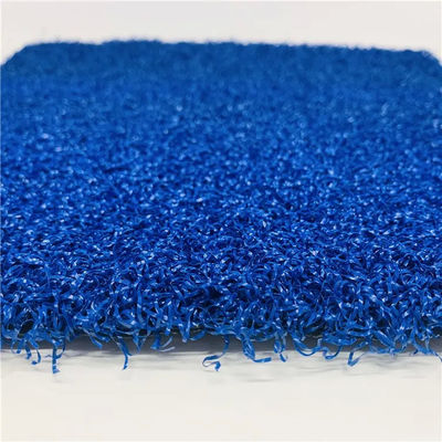 Herbe artificielle colorée de fil de court de tennis bleu de Padel 15mm